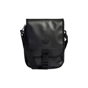 Adidas Originals Polyurethane Cell Phone Pouch, Crossbody Bag, Shoulder Bag Unisex Black