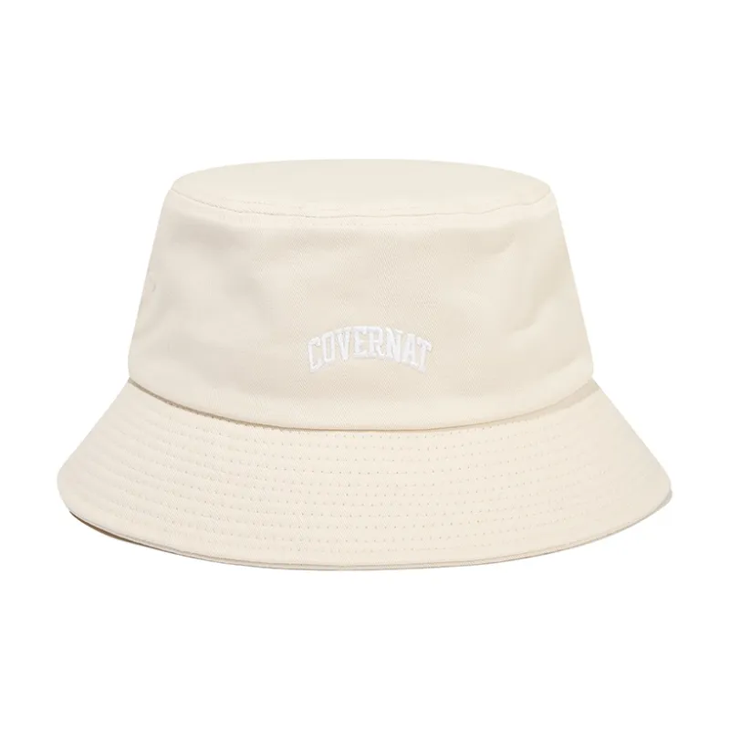COVERNAT Bucket Hats Unisex Ivory White-1