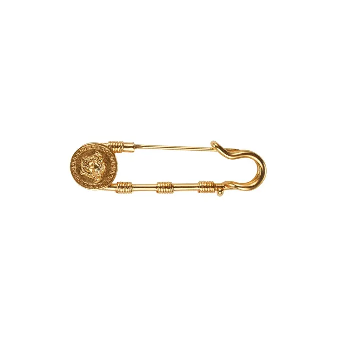 VERSACE Safety Pin Brooch-0
