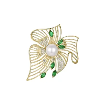 HMZ Brooches Women's Gold