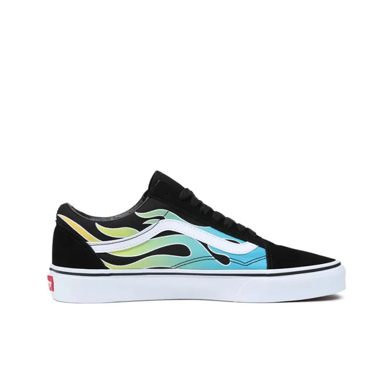 Old Skool Vans 'Glow Flame'-1