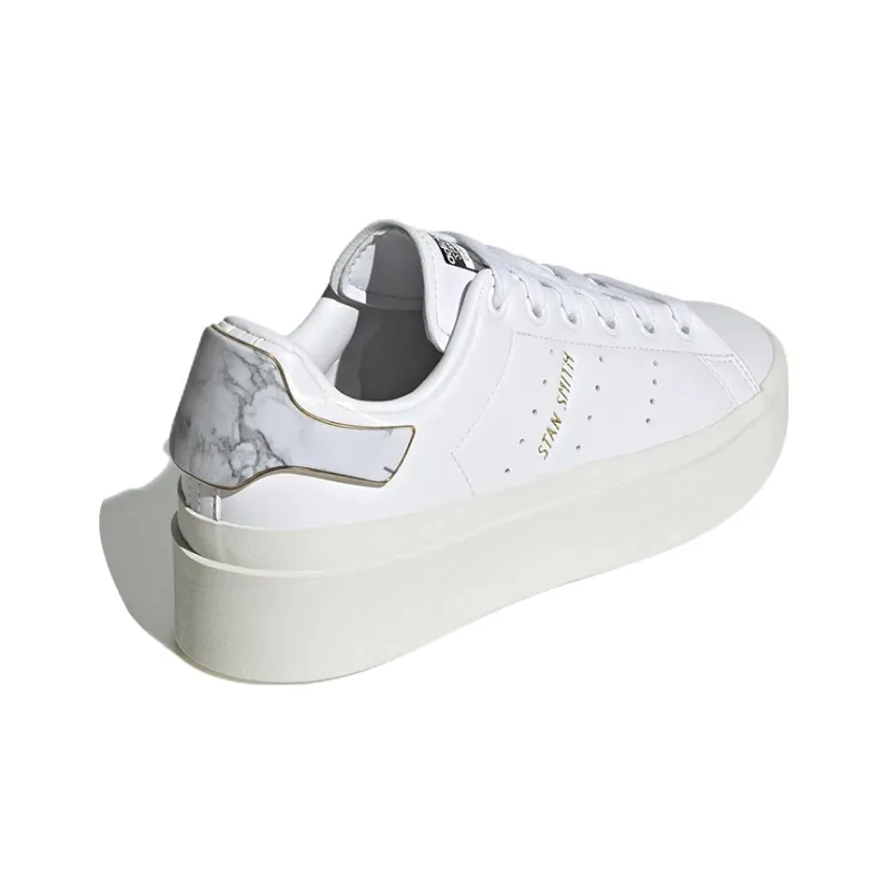 Adidas Stan Smith Bonega Cloud White Cloud White Gold Metallic Women's-3