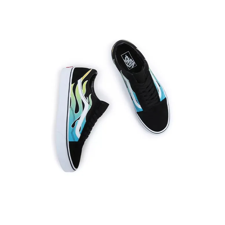 Old Skool Vans 'Glow Flame'-3