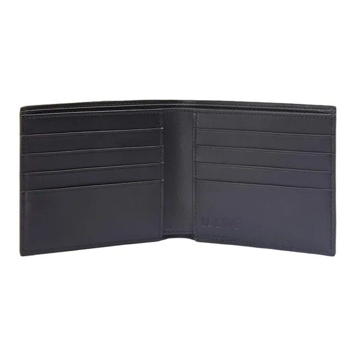 LOEWE Puzzle Calfskin Wallet Men's Light Warm Desert/Chocolate-3