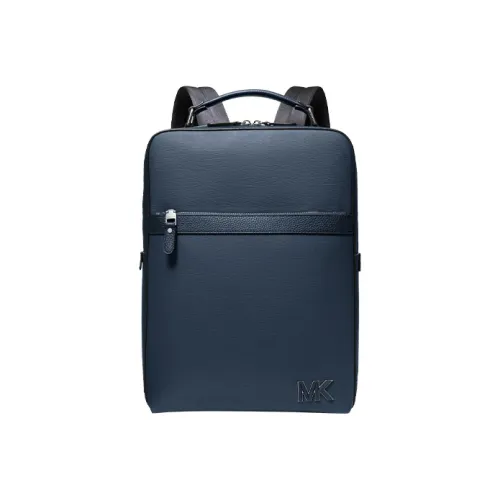 MICHAEL KORS Hudson Cow Leather backpack shoulder Large Size Men's Marine Blue