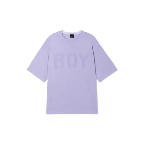 Boy London SS22 Drop Shoulder Sleeve T Shirt Unisex Purple