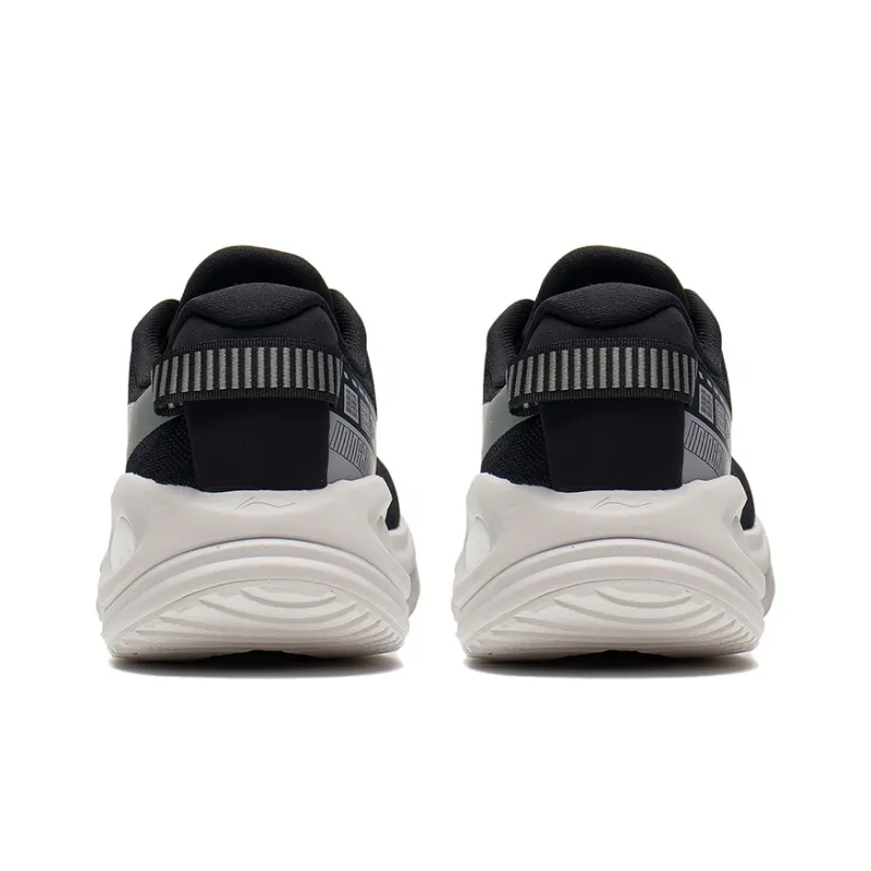 LiNing Furious Rider 6.0 Essential Rebound Cushioning Wear Resistant Slip Resistant Low Top Running Shoes Men's Black-3