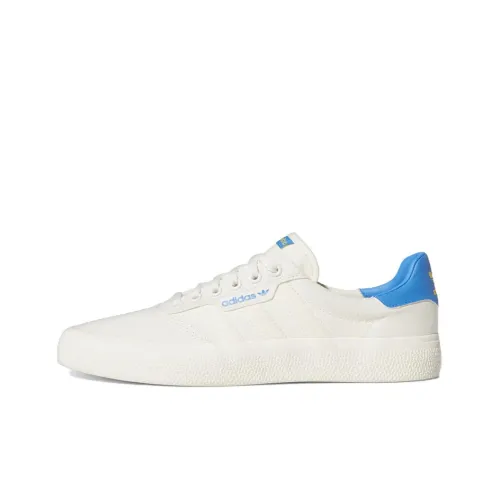 Adidas Originals 3MC Vulc Skateboard Shoes Unisex Low-Top White/Blue