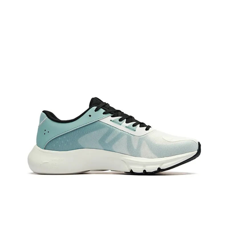 Anta Lightweight Low-Top Running Shoes Men's White Black Blue-1