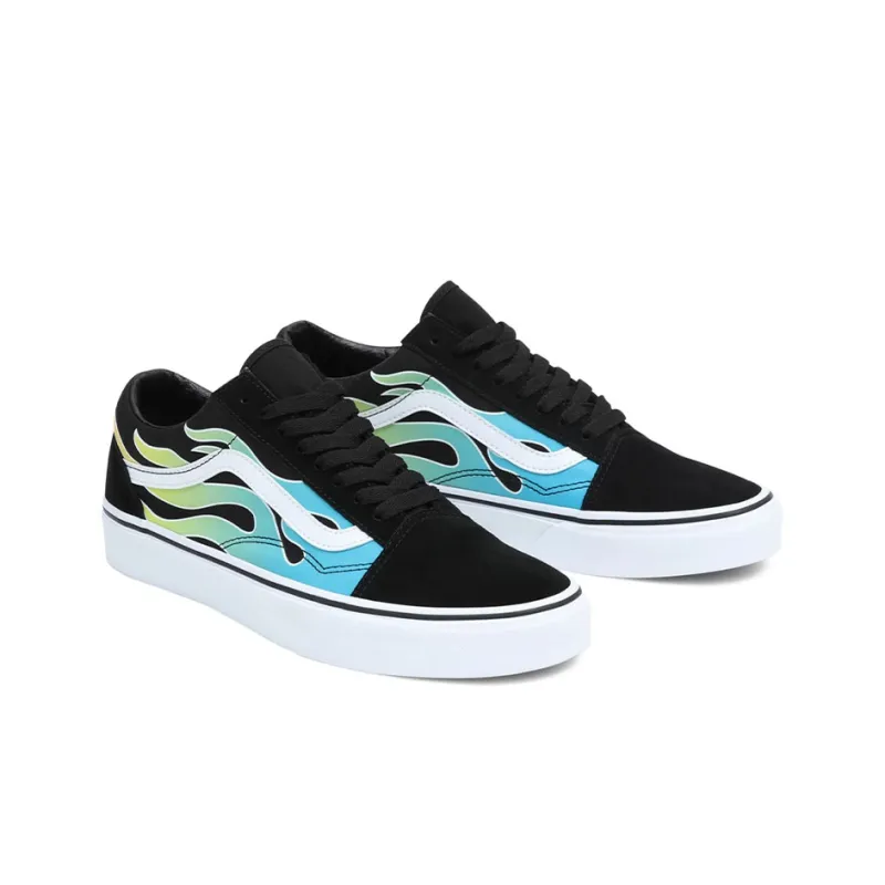 Old Skool Vans 'Glow Flame'-2