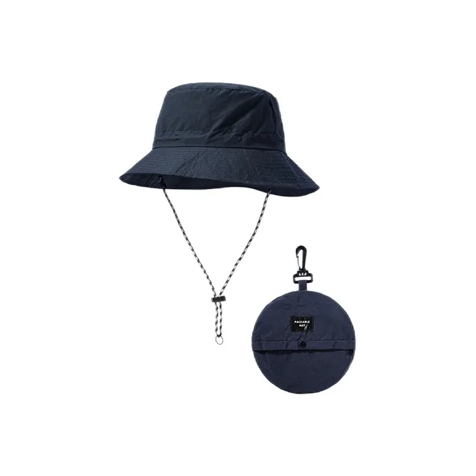 FREE RABBITⅡ Letter Fabric Label Quick Dry Bucket Hats Unisex-4