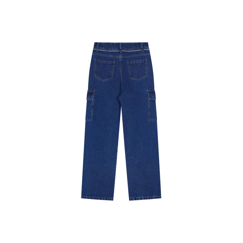 Acme Aura Straight Jeans Unisex Dark Blue-1