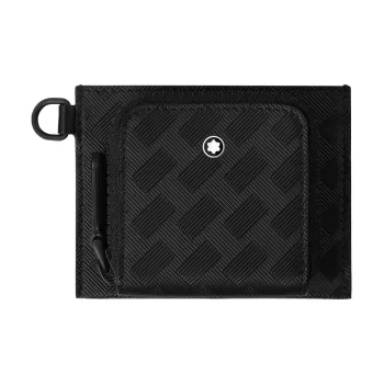 MONTBLANC Full Grain Cow Leather With Leather Detail Wallet, Card Holder Men's Black