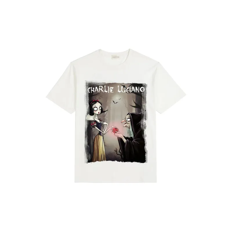Charlie Luciano T Shirt Unisex White-1
