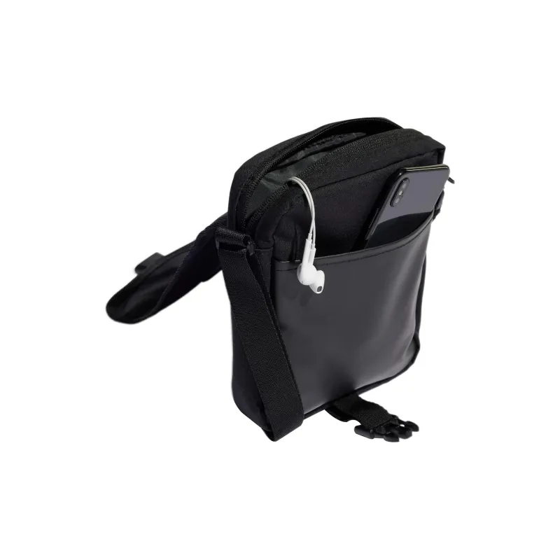 Adidas Originals Polyurethane Cell Phone Pouch, Crossbody Bag, Shoulder Bag Unisex Black-3