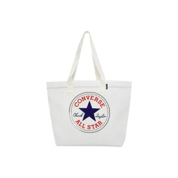 Converse Polyester Tote Bag Shopping Bag Shoulder Bags Handbags Regular Unisex White