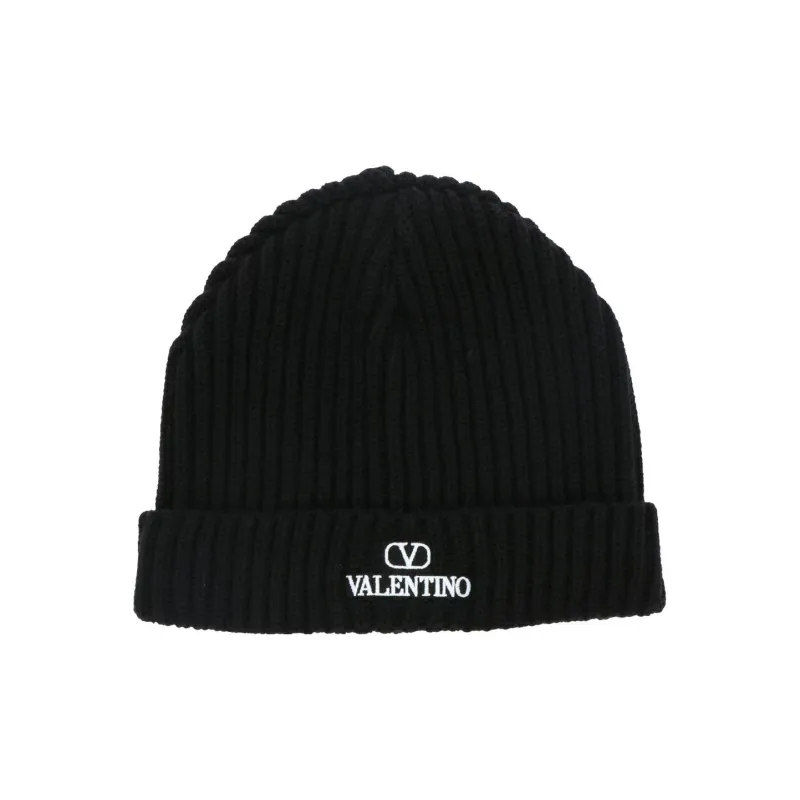 Valentino Logo Embroidered Beanie-0