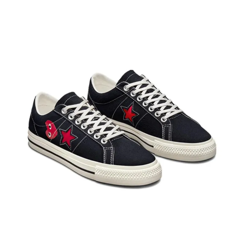 Converse One Star Ox Comme Des Garcons Play Black-2