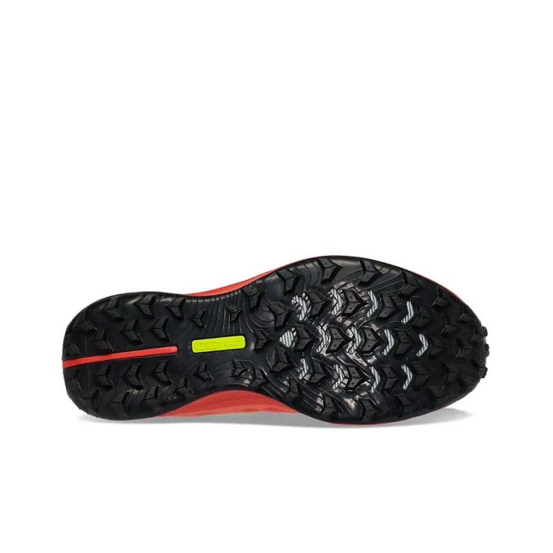 Saucony Peregrine 12 Cushioning Anti Slip And Wear Resistant Low Top Trail Running Running Shoes Women's Watermelon Red-4