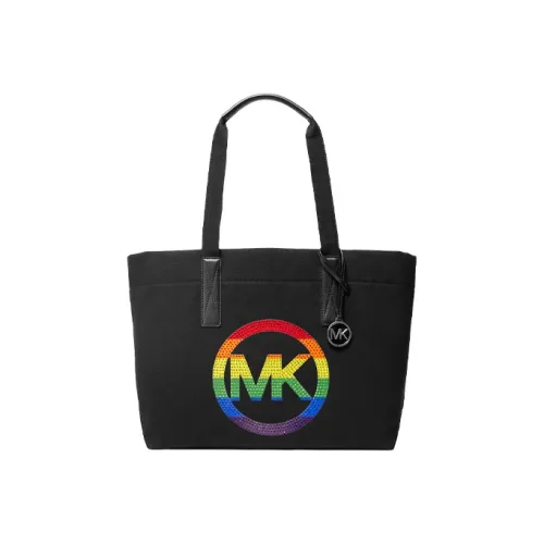 MICHAEL KORS Fabric Tote 1990s Bag Shopping Bag Handbag Large Size Women's Black