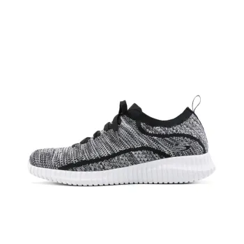 Skechers Elite Fle Cushioning Low-Top Casual Shoes Men's Black White