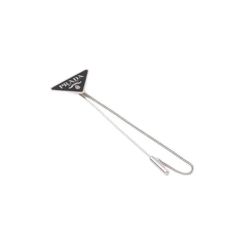 PRADA Symbole Brooches Unisex Black-1