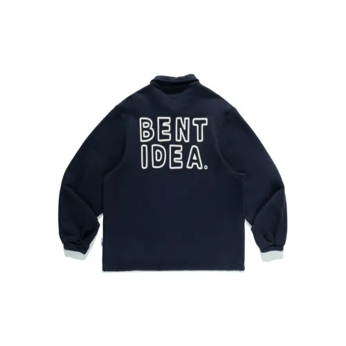 BENT IDEA Sweatshirts Unisex Navy Blue