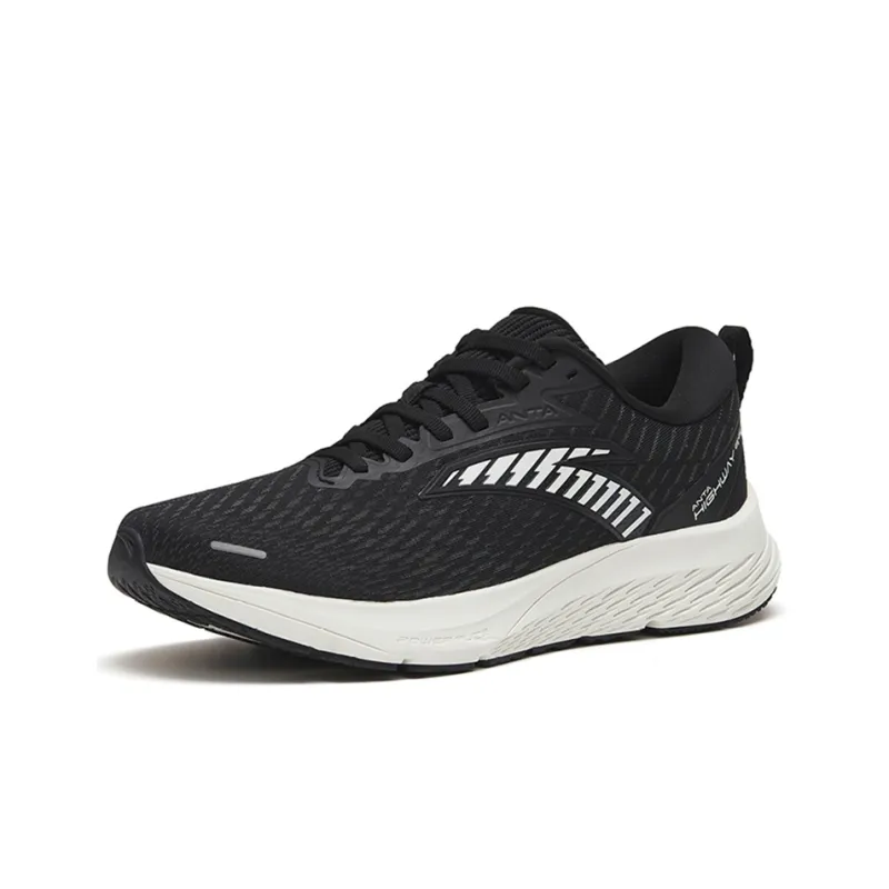 Anta Highway 99 Wear Resistant Low Top Running Shoes Men's Black-2
