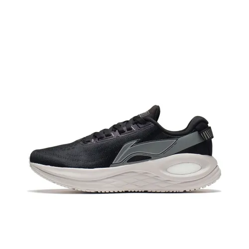 LiNing Furious Rider 6.0 Essential Rebound Cushioning Wear Resistant Slip Resistant Low Top Running Shoes Men's Black