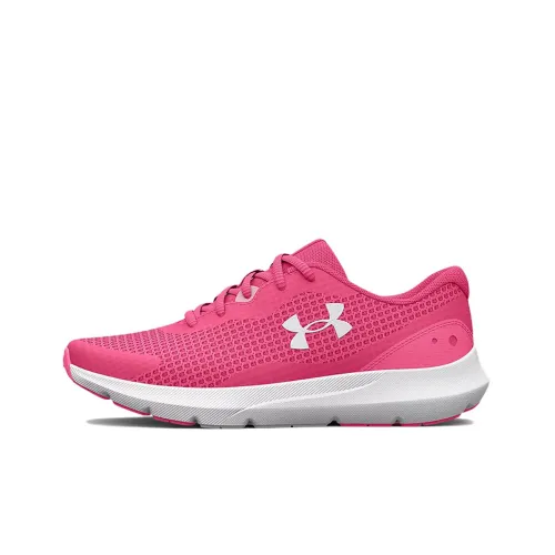 Under Armour Surge 3 Running Shoes Women's Low-Top Pink/White