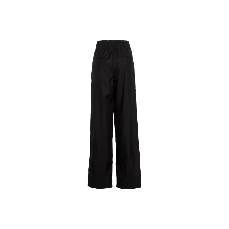 PRADA Re Nylon Wide Leg Pants 'Black'-1