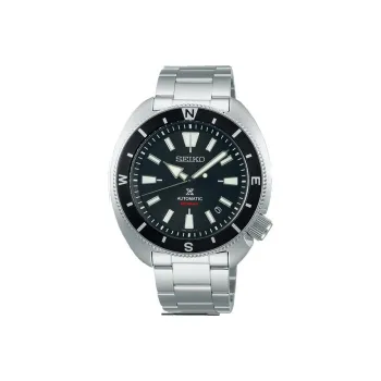 SEIKO Prospe Collection Automatic Mechanical Movement Stainless Steel Strap Watch Men's Watches Black Dial SRPH17K1