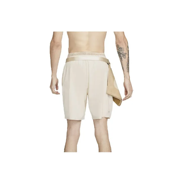Nike Sports Shorts Men Beige Yellow-1