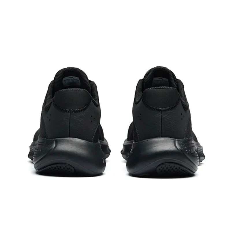 Anta Running Collection Lightweight Low Top Running Shoes Men's Black Gray-4