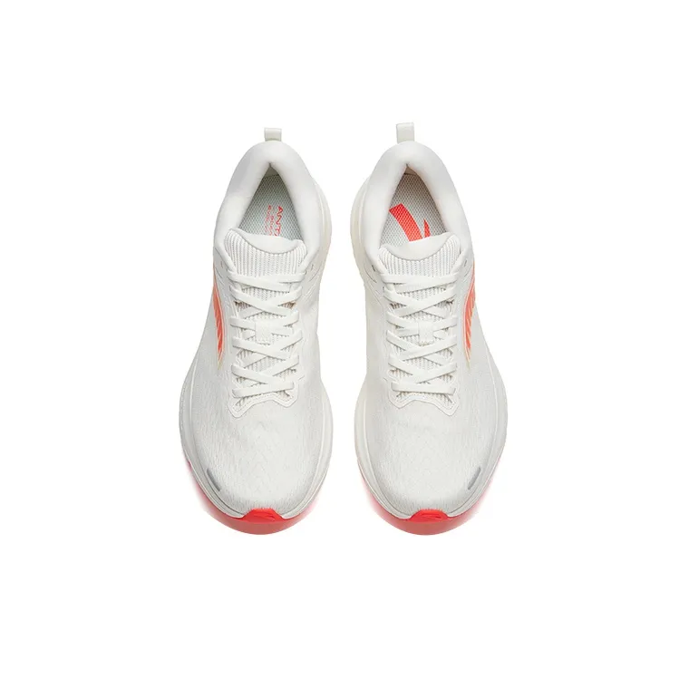 Anta Running Collection Highway 99 Wear Resistant Low Top Running Shoes Men's Ivory White-3