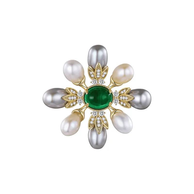 HMZ Brooches Women's Gold-0