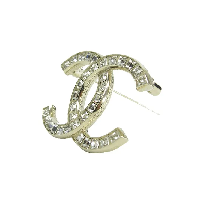 CHANEL Brooches Unisex Gold-0