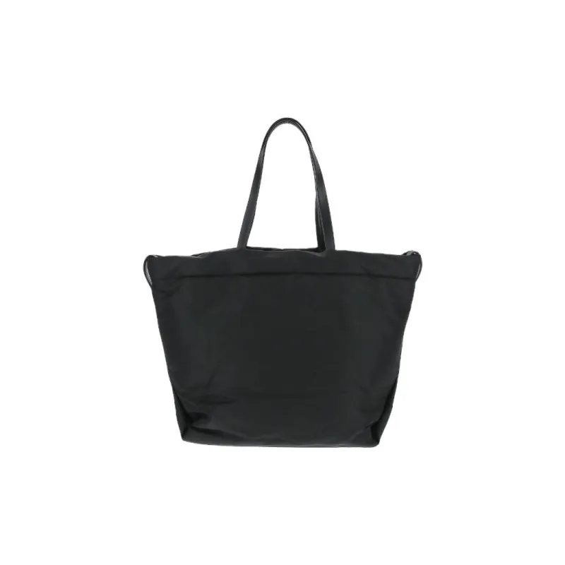 Alexander McQueen Graffiti Logo Shopper Tote Black/White-2