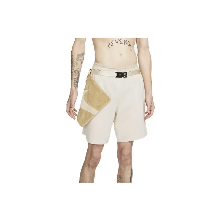 Nike Sports Shorts Men Beige Yellow-2