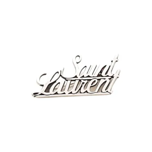 SAINT LAURENT Brooches Men Silver