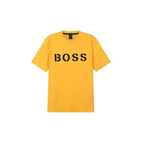 HUGO BOSS T-Shirts Men Yellow