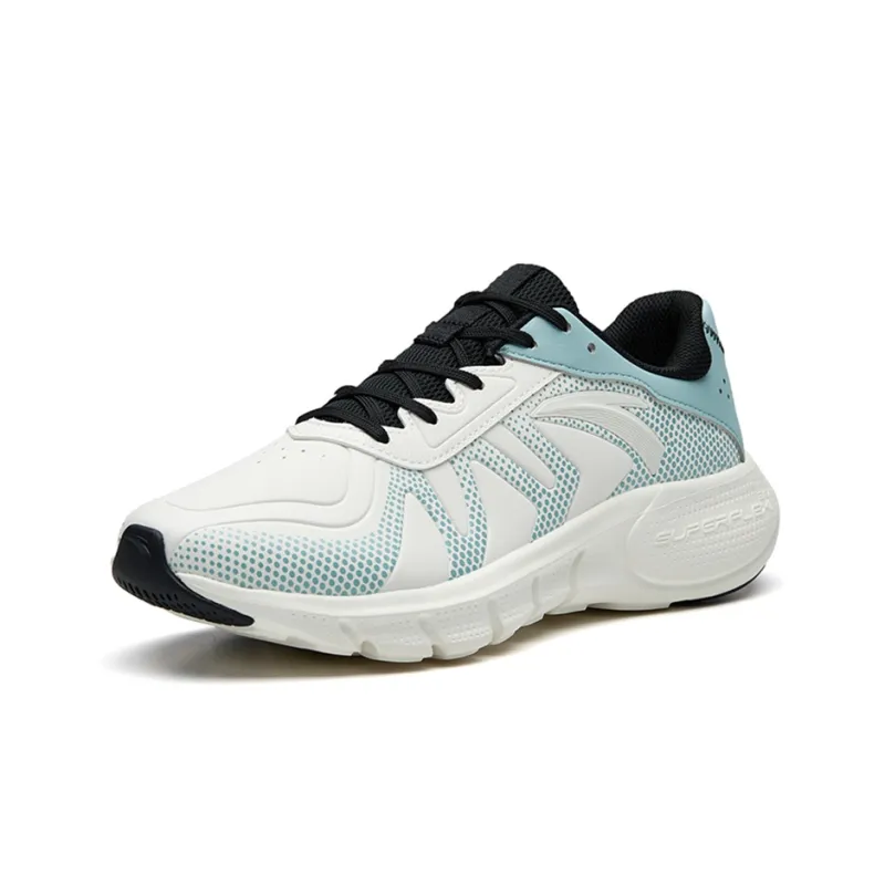 Anta Lightweight Low-Top Running Shoes Men's White Black Blue-2