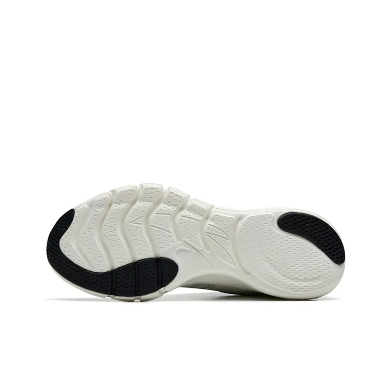 Anta Lightweight Low-Top Running Shoes Men's White Black Blue-5