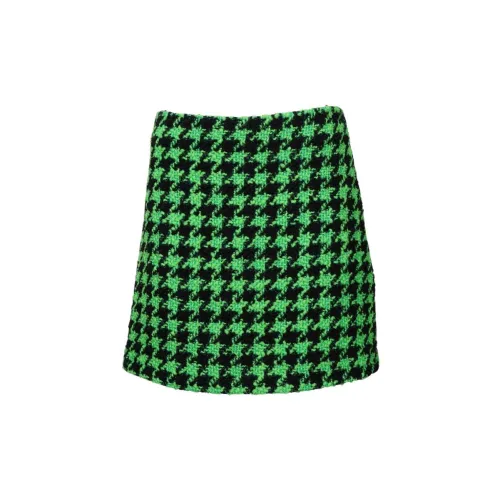 MSGM Casual Short Skirts Women's Green