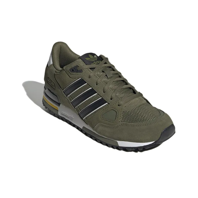 Adidas Originals ZX 750 Casual Shoes Men Low Top Army Green-2