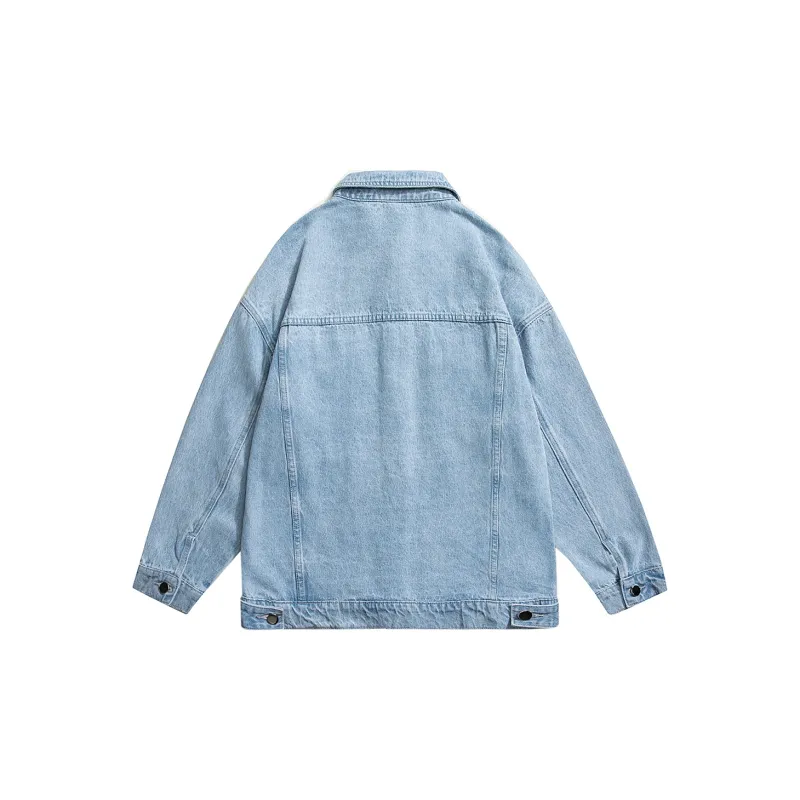 JASONWOOD Autumn And Winter Models Denim Jacket Unisex-1