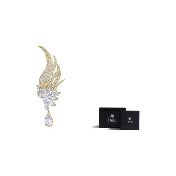 HMZ Brooches Women's Gold