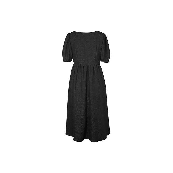 3COLOUR A-Line Skirt Dress Black-1