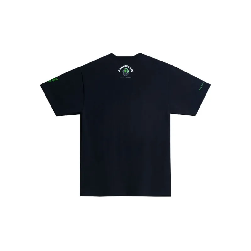 Bape X Razer NEon Camo Ape Head Tee-1