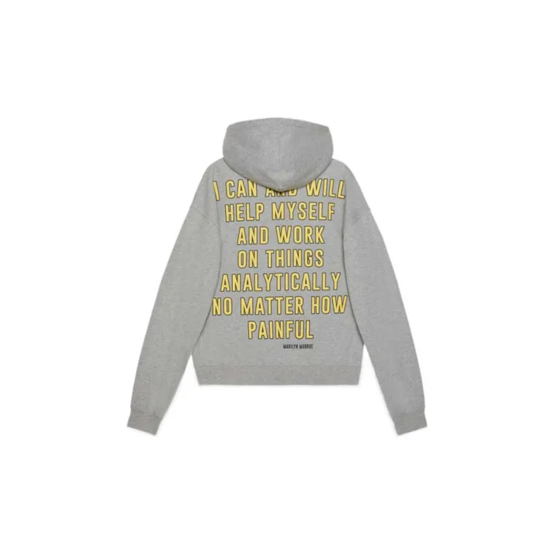 GUCCI Cartoon print Slogan print Hoodie-1